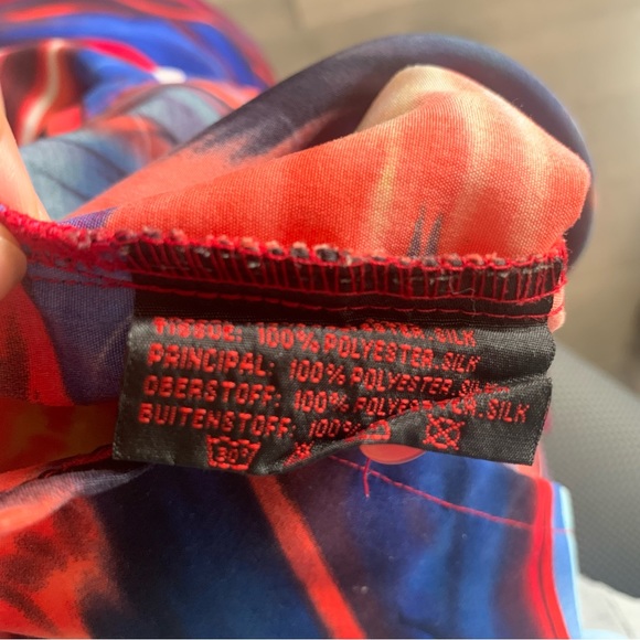 Y2K ANIME JAPANESE SWORD WARRIOR ALL OVER PRINT SHIRT SILKY THICK M - Picture 4 of 6